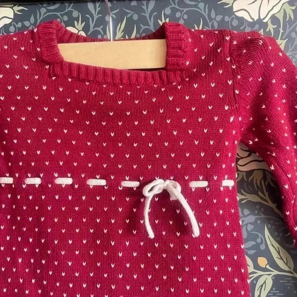 Maggie & Zoe Knit Christmas Tree Cotton Knit Sweater Jumper Dress - Picture 4 of 10